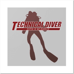 Technical Diver Posters and Art